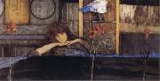 Fernand Khnopff I Lock my Door upon Myself oil painting reproduction